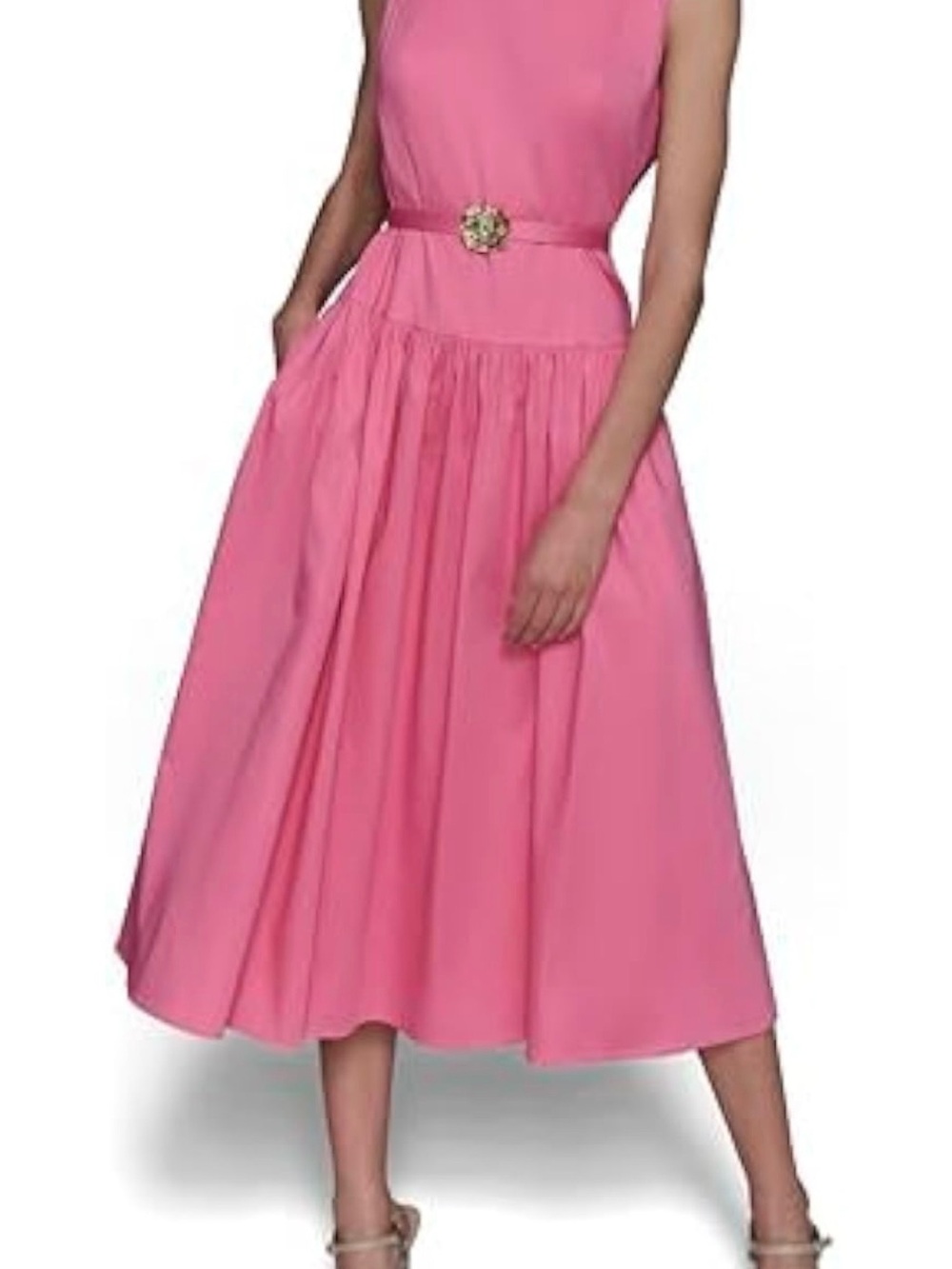 Karl Lagerfeld Pink Midi Dress